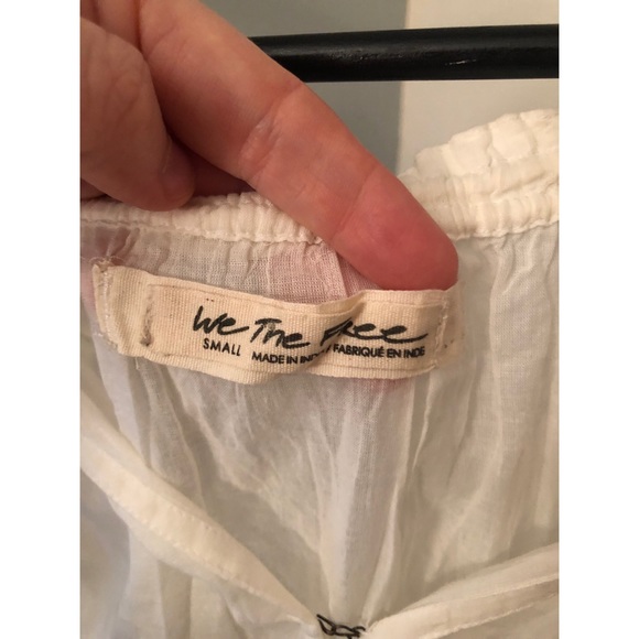 Free People Flowy White Top Size XS S NWT - Picture 4 of 5
